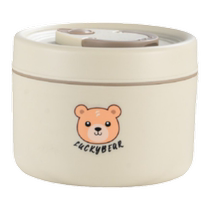 Suning Insulated Lunch Box Stainless Steel Office Workers Microwaveable Lunch Box Student Childrens Small Soup Bowl 2008