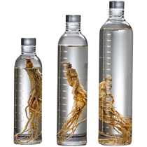 Special sealed tank for liquor home-brew wine storage bottle glass bottle high-end empty bottle ginseng soaking wine small wine pot portable 2378