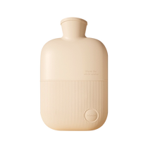 Hot water bottle filled with water plush womens hot compress to warm belly warm water bag hand warmer foot warmer silicone explosion-proof water filling 900