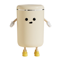 Trash can cute home living room kitchen wall hanging paper basket bathroom toilet large capacity toilet paper tube with lid 723