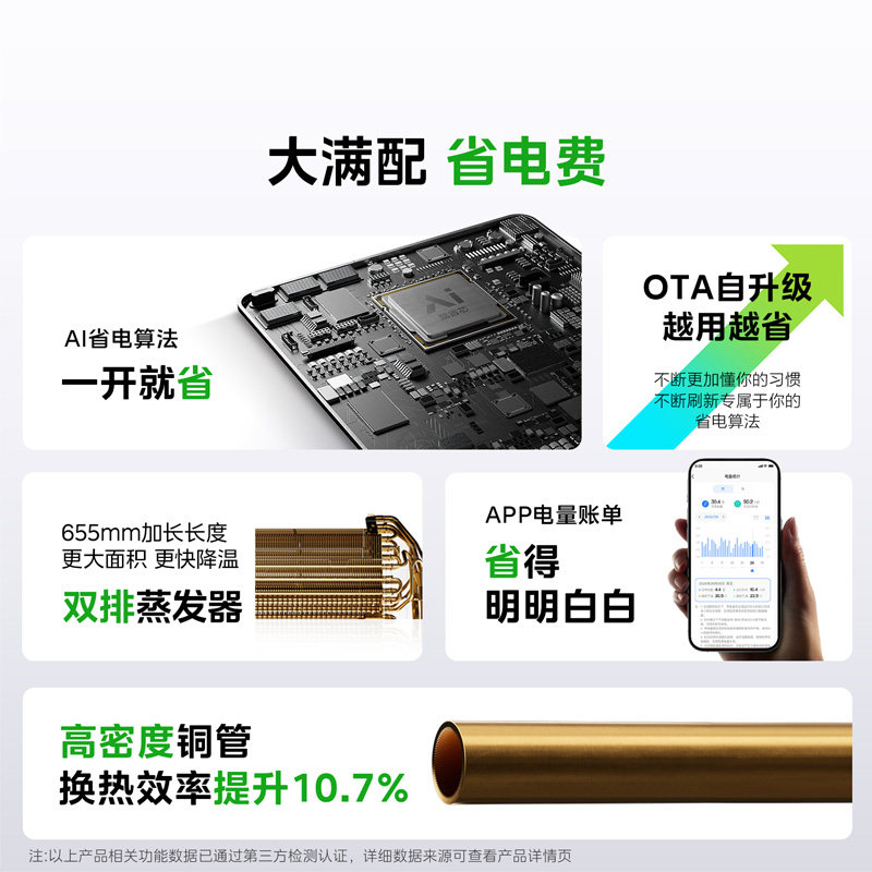 Midea Air Conditioner Three-Bedroom One-Living Room Set, Cool and Energy-Saving, Cabinet-Mounted, New First-Class Energy Efficiency, Home Use, Official Flagship Store 925