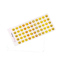 Suning Yipin qq expression stickers emoji stickers expression pack stickers picture notebook English letter label toys children teachers praise rewards cartoon smiling face soybean diary apple 1563