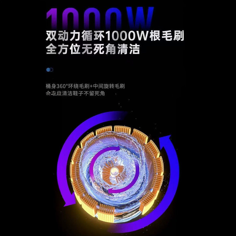 [National Subsidy] Suning Shoe Washing Machine Fully Automatic Household Shoe Cleaning and Drying Integrated Lazy Washing Machine Small Model Yo1460