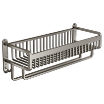 Towel rack bathroom five-piece space aluminum bathroom toilet storage rack without punching foldable bath towel rack 1434