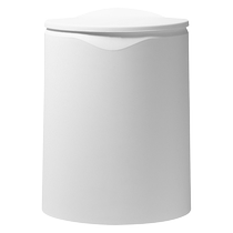 Light luxury large-capacity trash can with lid for living room 2024 new toilet paper basket for kitchen and bathroom Huanghe 1117