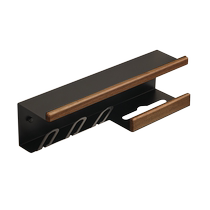 Walnut electric toothbrush holder tissue box multifunctional all-in-one punch-free wall-mounted bathroom sink 1081