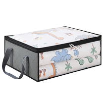 Transparent storage bag under the bed storage artifact large capacity clothing cotton quilt organizing bag Huanghe 1117
