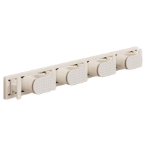 Mop wall hanging clip hook no punching bathroom toilet storage rack hanging broom mop storage fixed rack 2200