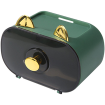 Bathroom tissue box toilet storage toilet paper storage rack paper box toilet paper box wall-mounted Huanghe 1117