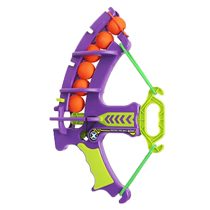 Tenuen Radish Bow Swordmark Target Elastic Sticky ball children Ejection Cotton cotton Ball parent-child Interactive Shooting Toys 1563