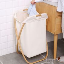 Dirty Clothes Basket Plastic Rattan with large capacity containing basket Cylindrical Clothing Basket Laundry Basket with large number of woven baskets 2461
