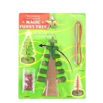 Paper tree blooming magic Christmas tree colorful watering blooming small household mini Christmas childrens toy 2368