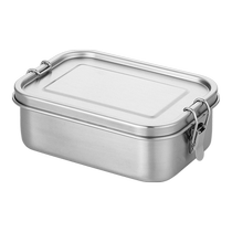 Stainless steel lunch box old-fashioned buckle 304 food-grade steamed lunch box steamed rice lunch box for office workers special steamed rice lunch box lunch box 729