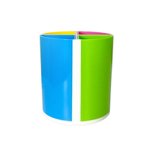 Qixin Pen Holder Office Desktop Student Desktop Pen Holder Assembled Storage Box Multifunctional Colorful Four-Gate Large Capacity Pen Box 135