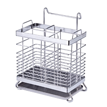 304不锈钢筷子筒壁挂式厨房2259筷篓筷笼收纳盒家用刀具置物架子