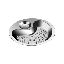 304 stainless steel dumpling plate drain double-layer plate with vinegar dish 2259 household round water filter creative dumpling plate