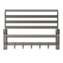 Towel rack bathroom punch-free storage rack hanging towel wall-mounted bathroom shelf bathroom towel rack 2200