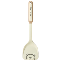 Suning silicone spatula non-stick special cooking spatula household long handle high temperature resistant soup spoon colander kitchen utensils 2018