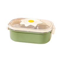 304 stainless steel insulated lunch box microwave heating office worker special separated portable lunch box set 729