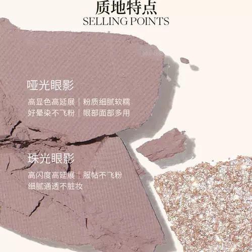 Joocyee, матовые палетка теней, нюдовый хайлайтер, четыре цвета, полупрозрачная растушевка