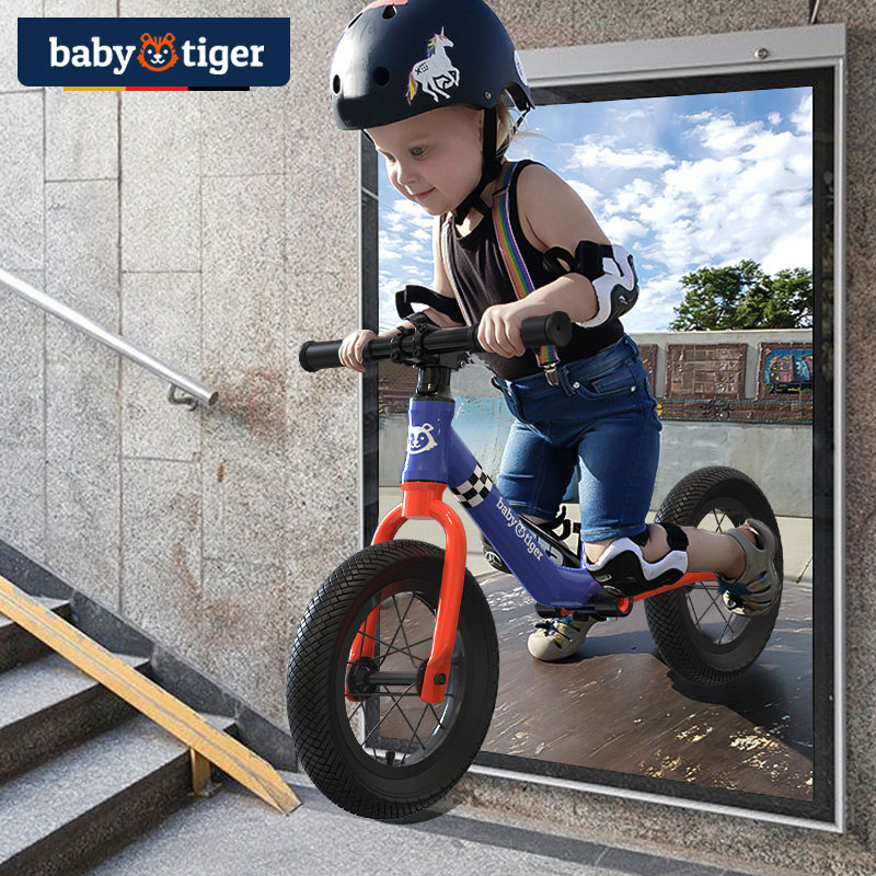 Balance car children's sliding scooter without pedal bicycle 2-3 years old 6 children baby two-wheeled walker 675