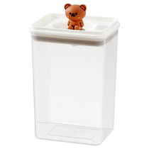 Sealed cans for grains kitchen storage food-grade transparent plastic cans snacks dry goods tea storage cans 2018