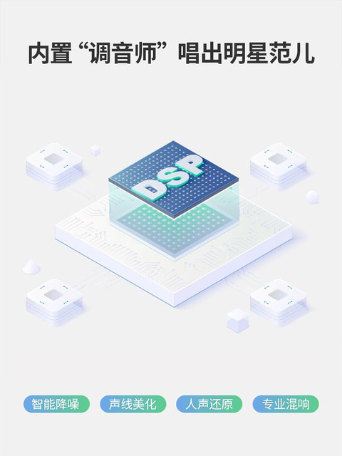 Nut Microphone Q2 Wireless Dual Microphone Singing Karaoke Handy Gadget Long-Lasting Battery Life with O1S/G9S/N1 Series 2457