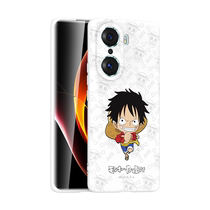 Suitable for Honor 60 One Piece Luffy mobile phone case all-inclusive anti-fall airbag 60Pro anti-yellow edge liquid silicone ultra-thin fashion creative men and women business niche atmosphere (ESCASE196)