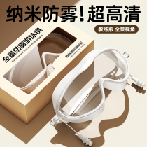 Large-frame swimming goggles waterproof and anti-fog high-definition mens and womens childrens diving and rafting goggles 1064