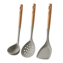 Wang Mazi silicone spatula household non-stick special cooking spatula food grade high temperature resistant spoon kitchen utensils 1789