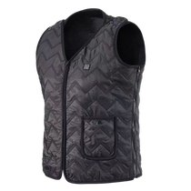 Intelligent temperature-controlled electric heating vest winter heating vest self-heating vest full body charging vest to keep warm 1658