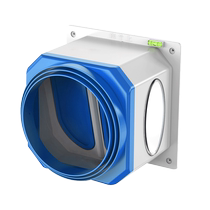 Kitchen Ventilator Check Valve Universal Check Valve Smoke Exhaust Pipe Stop Inverse valve to prevent cigarette outlet 873