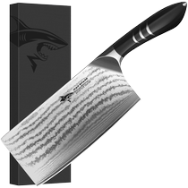 Crazy Shark Damascus Steel Kitchen Knife Home Chef Special Kitchen Sharp Bone Slicing Meat Knife 1751