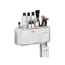 Tengxuan toothbrush shelf storage rack 2024 new type punch-free electric toothbrush cup bathroom wall-mounted 1563