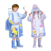 Childrens raincoat for boys and girls kindergarten special 2024 new baby rain boots primary school children poncho 2428