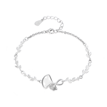 Chinese gold apricot silver bracelet sterling silver light luxury niche exquisite womens model C1 birthday gift for girlfriend 3761