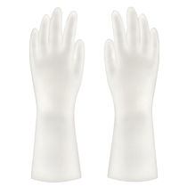 Kitchen laundry and dishwashing housework PVC gloves for women waterproof and durable cleaning thickened hand protection artifact Huanghe 1117