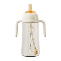Yings baby straw learning drinking cup duckbill cup drinking cup 6 months and over 1 year old PPSU direct drinking bottle 1991