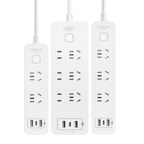 224 Delixi socket wiring board plug-in row home dormitory student charging Type-C plug-in USB multi-function