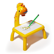 Projection drawing board for childrens home erasable blackboard toy girl coloring complete set of tools magnetic writing board 2895