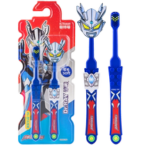 Ultraman childrens toothbrush for toddlers boys and girls 3-12 years old and above cartoon soft-bristled teeth brushing 3387