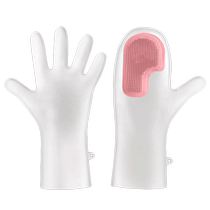 Multifunctional Magic Brush Dishwashing Gloves for Women Rubber Kitchen Housework Cleaning Silicone Durable Laundry Waterproof 2450
