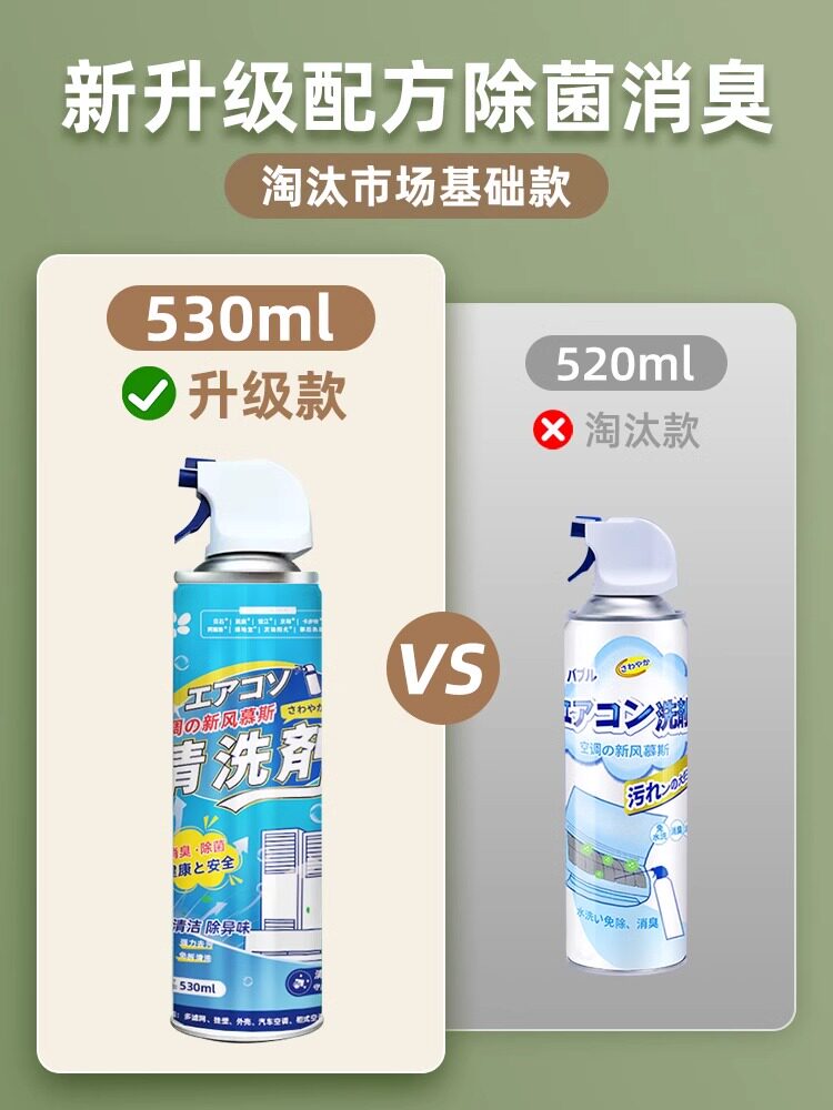 Air Conditioner Cleaning Agent, Household Cleaning Complete Set of Tools, No Disassembly, No Washing Needed, Special Dust Removal Tool for Indoor and Outdoor Units 1137