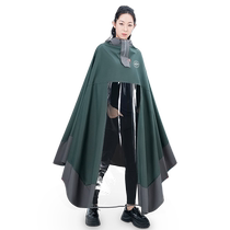 Electric vehicle and motorcycle raincoat womens long full-body rainproof Chun Yafang battery vehicle special enlarged poncho 2549
