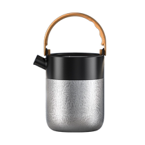 Pure titanium teapot high-end intelligent temperature display old white tea stew teapot large-capacity insulation kettle household stuffy brewing kettle 591