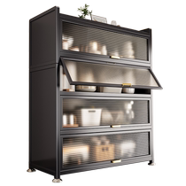 Thickened kitchen shelves floor-standing multi-layer household storage storage cabinet multi-functional bowl and meal wall cabinet 1759