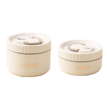 Stainless steel insulated lunch box baby food bowl baby portable take-out set can be microwaved 2018