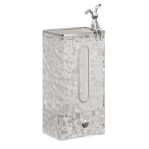 Light luxury acrylic tissue box punch-free wall-mounted bathroom face towel storage box traceless tissue box 2200