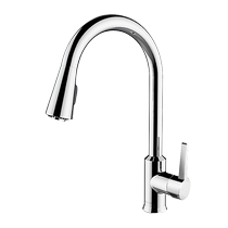 Kohler kitchen faucet household hot and cold sink splash-proof rotating pull-out sink kitchen faucet 1909