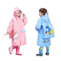 Childrens raincoat boys and girls full body waterproof kindergarten primary school students boys and girls go to school special poncho 2428